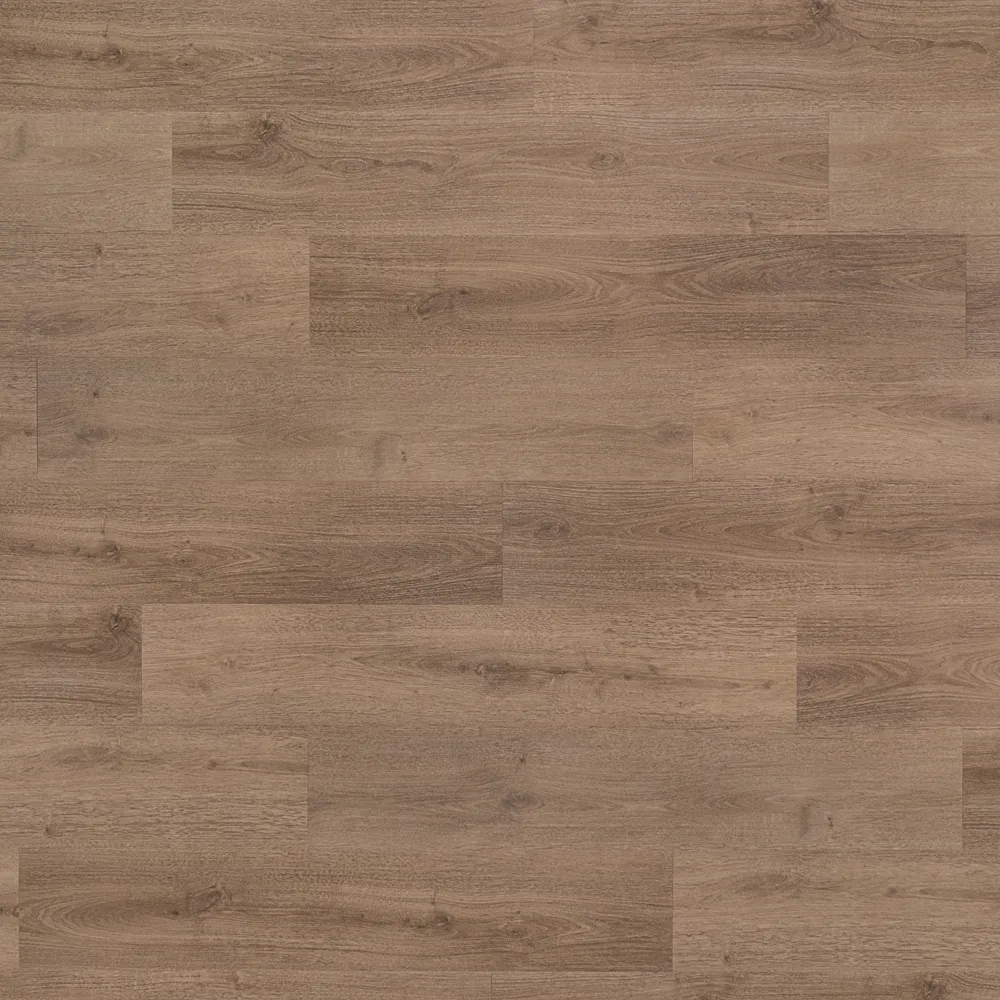 Closeup view of a floor with Hollister vinyl flooring installed