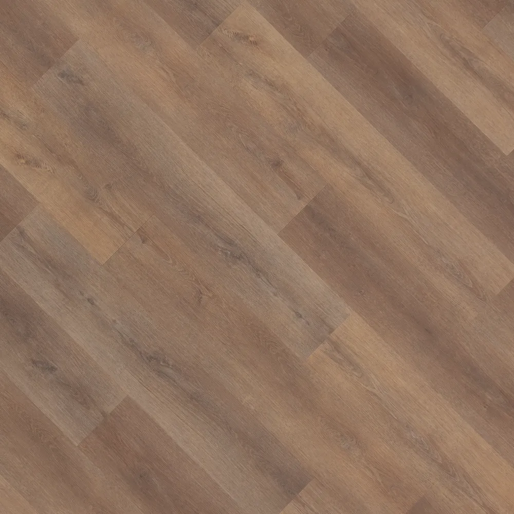 Closeup view of a floor with Doheny vinyl flooring installed