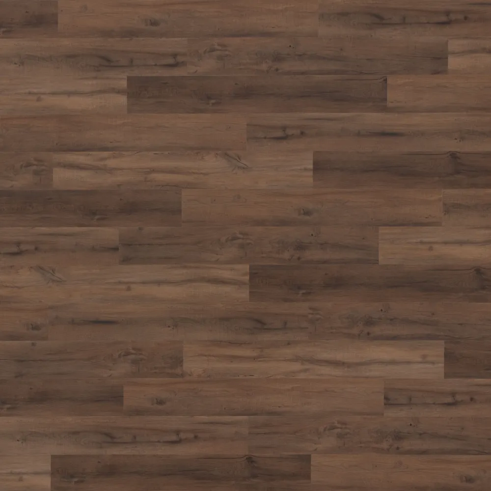 Closeup view of a floor with Longview Point vinyl flooring installed
