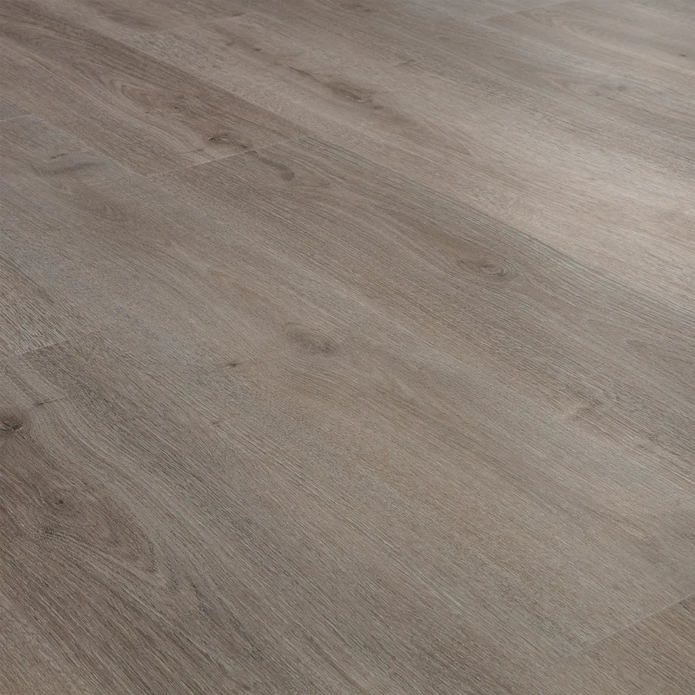 Closeup view of a floor with Pismo vinyl flooring installed