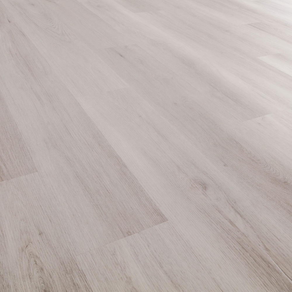 Closeup view of a floor with Bristol Harbor vinyl flooring installed