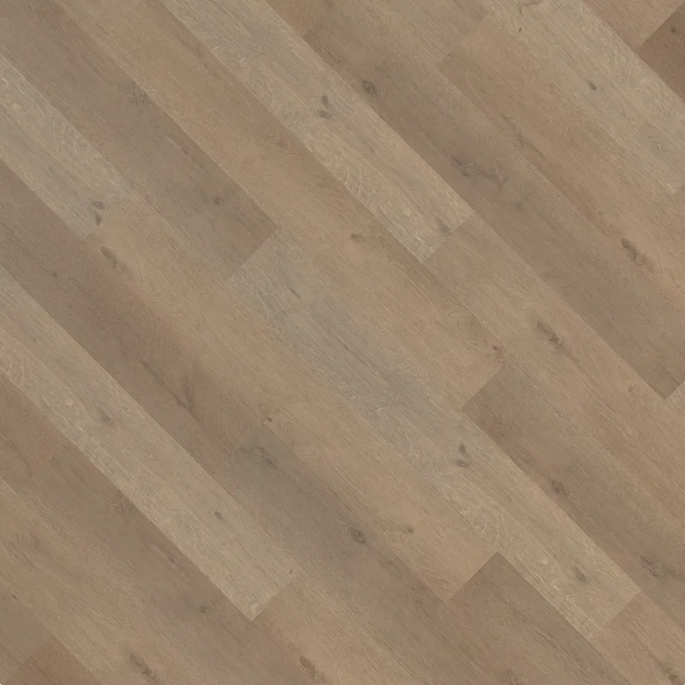 Closeup view of a floor with Willow Run vinyl flooring installed