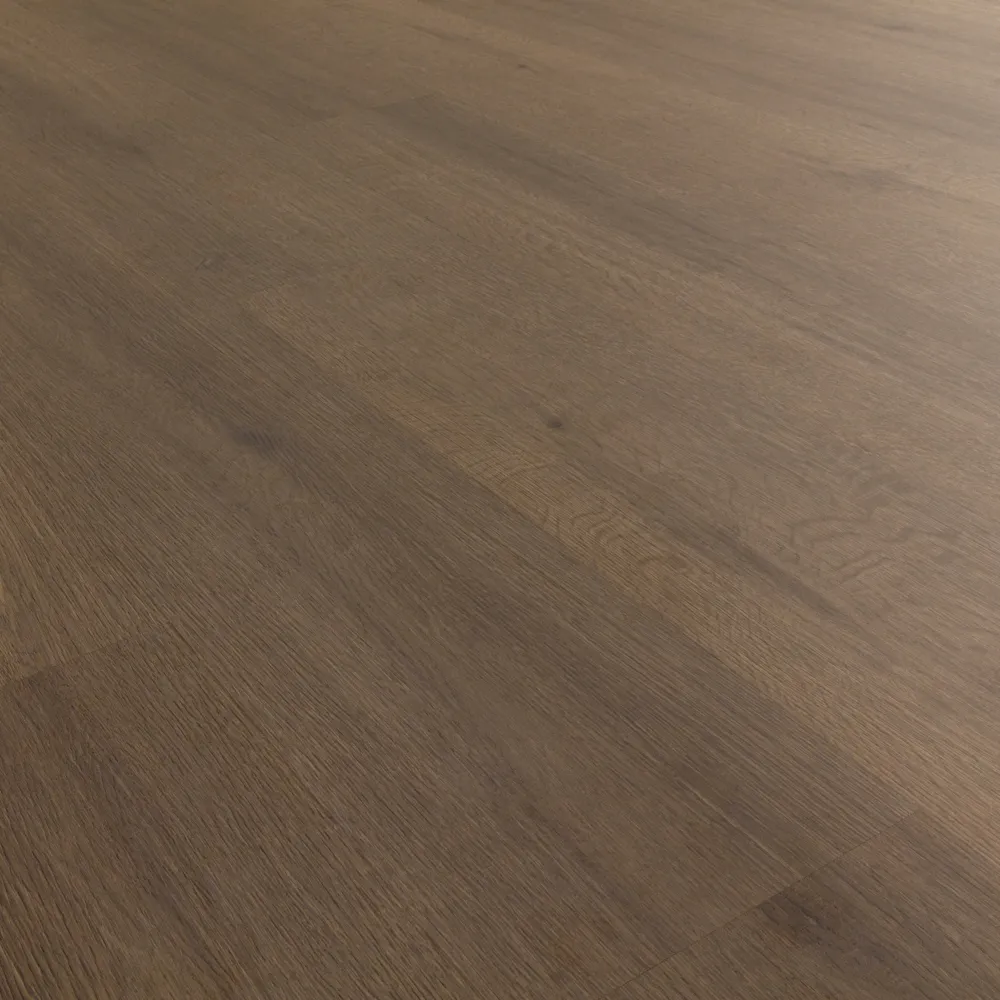 Closeup view of a floor with Hidden Acres vinyl flooring installed