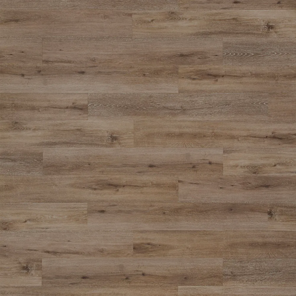 Closeup view of a floor with Sedona Bridge vinyl flooring installed