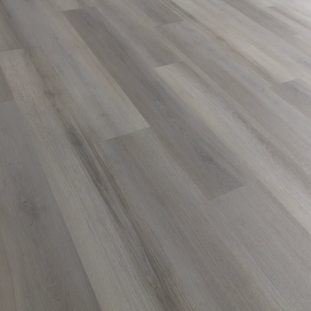 Closeup view of a floor with Sullivan Street vinyl flooring installed