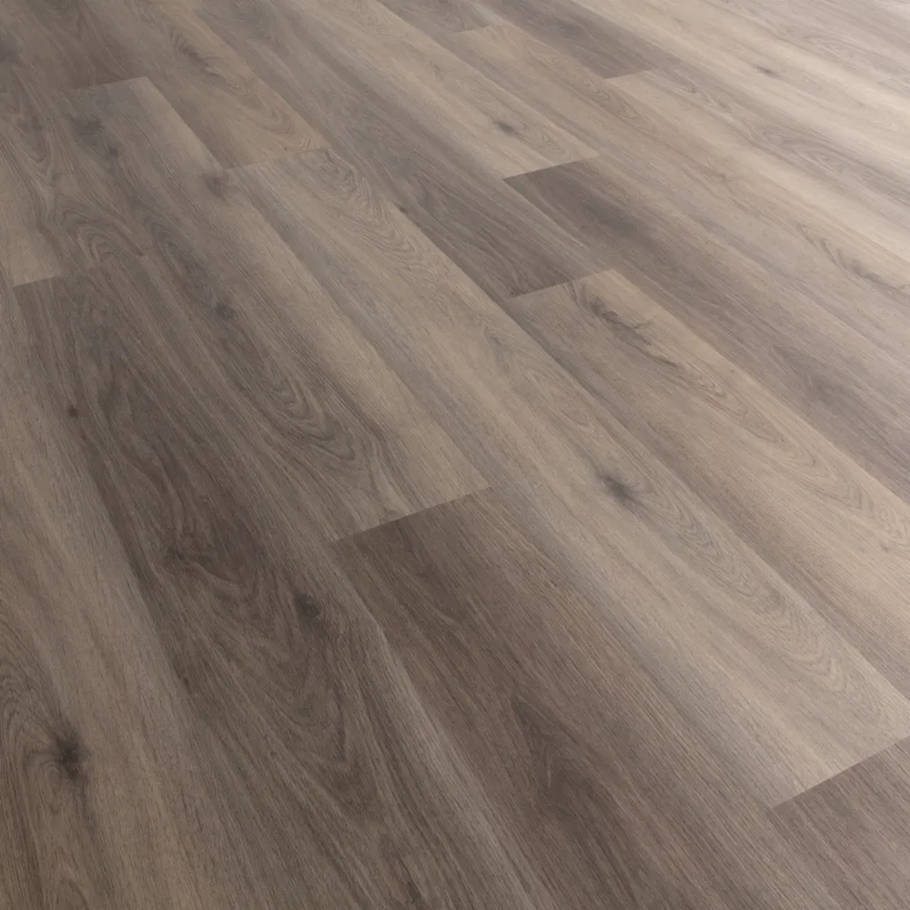Closeup view of a floor with Waverly Place vinyl flooring installed