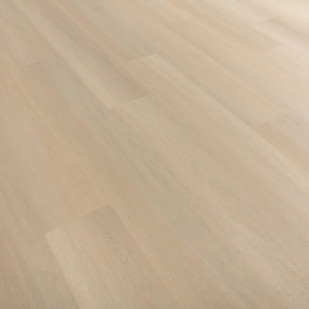 Closeup view of a floor with Charlton Plaza vinyl flooring installed