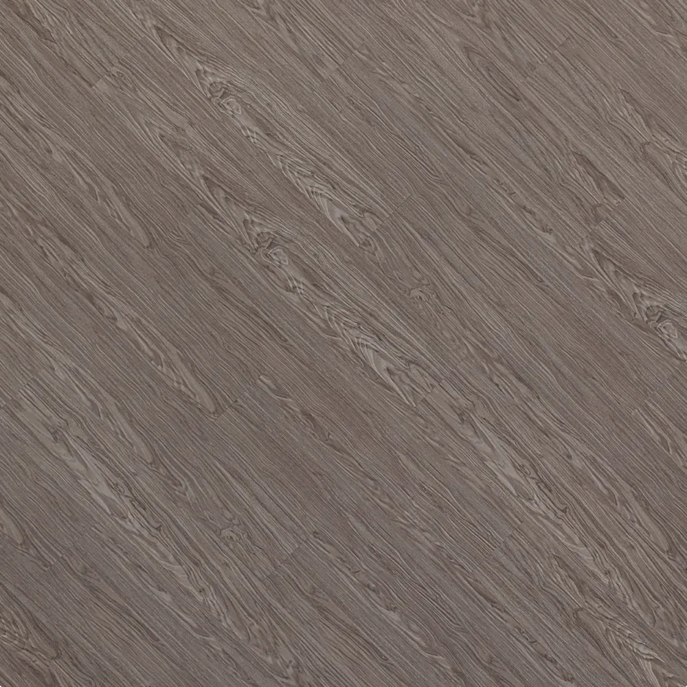 Closeup view of a floor with Midland Grey vinyl flooring installed