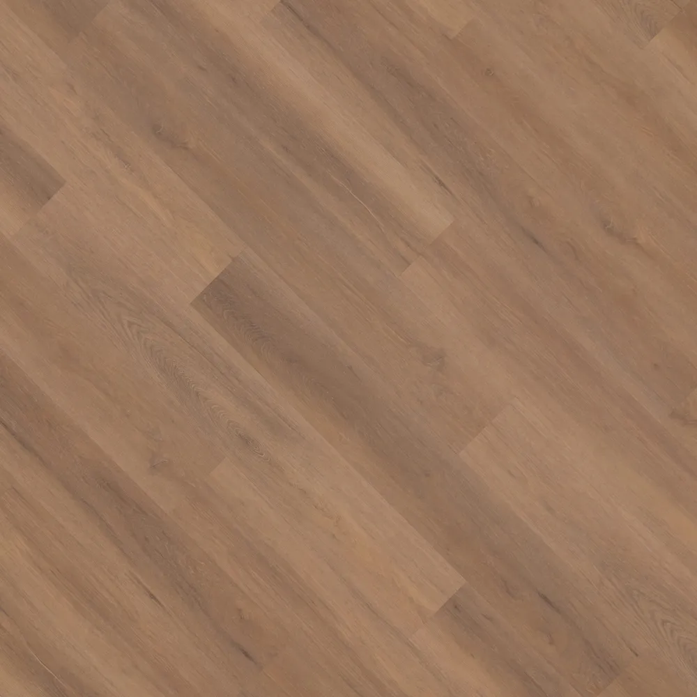 Closeup view of a floor with Hudson vinyl flooring installed