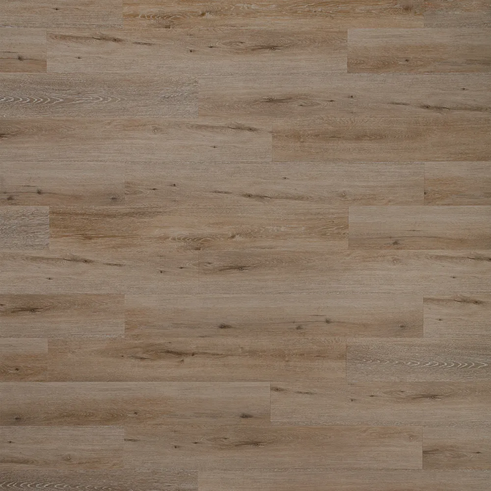 Closeup view of a floor with Dakota Way vinyl flooring installed