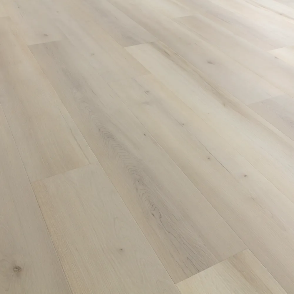 Closeup view of a floor with Caspian Heights vinyl flooring installed