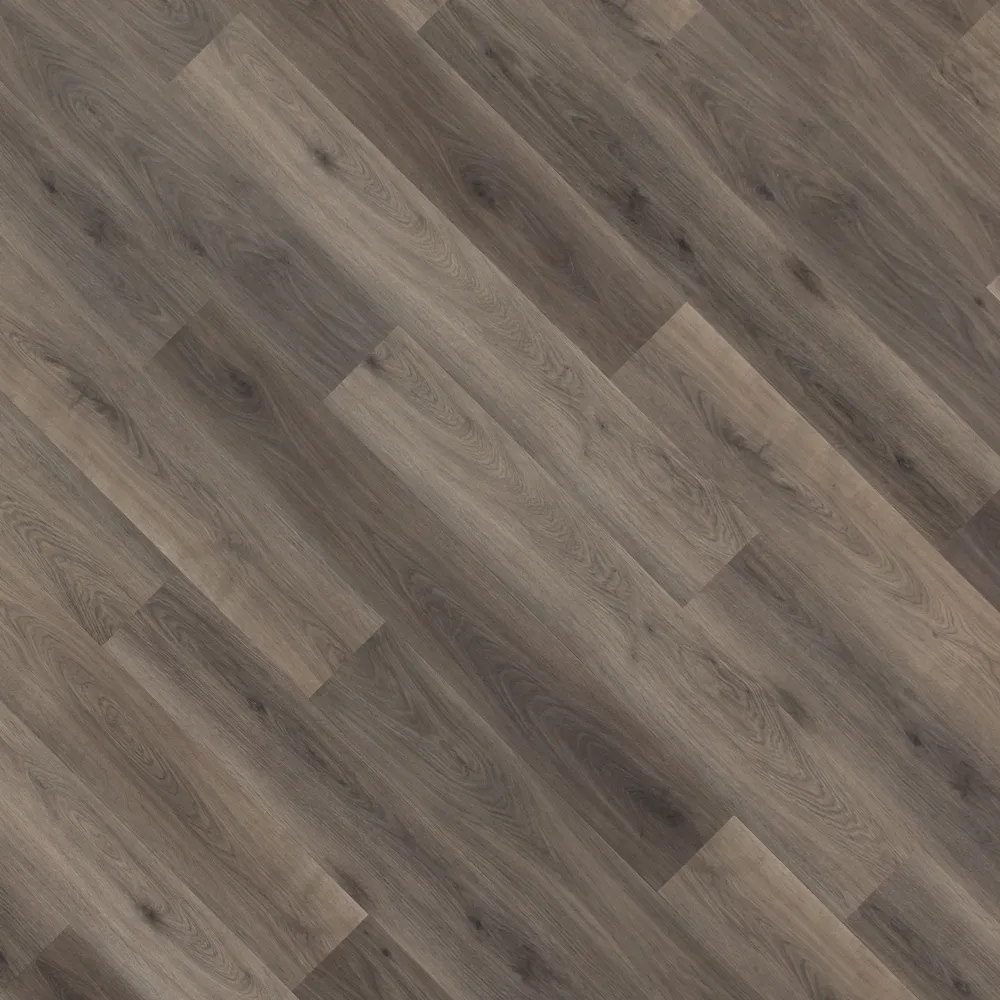 Closeup view of a floor with Courtland Alley vinyl flooring installed