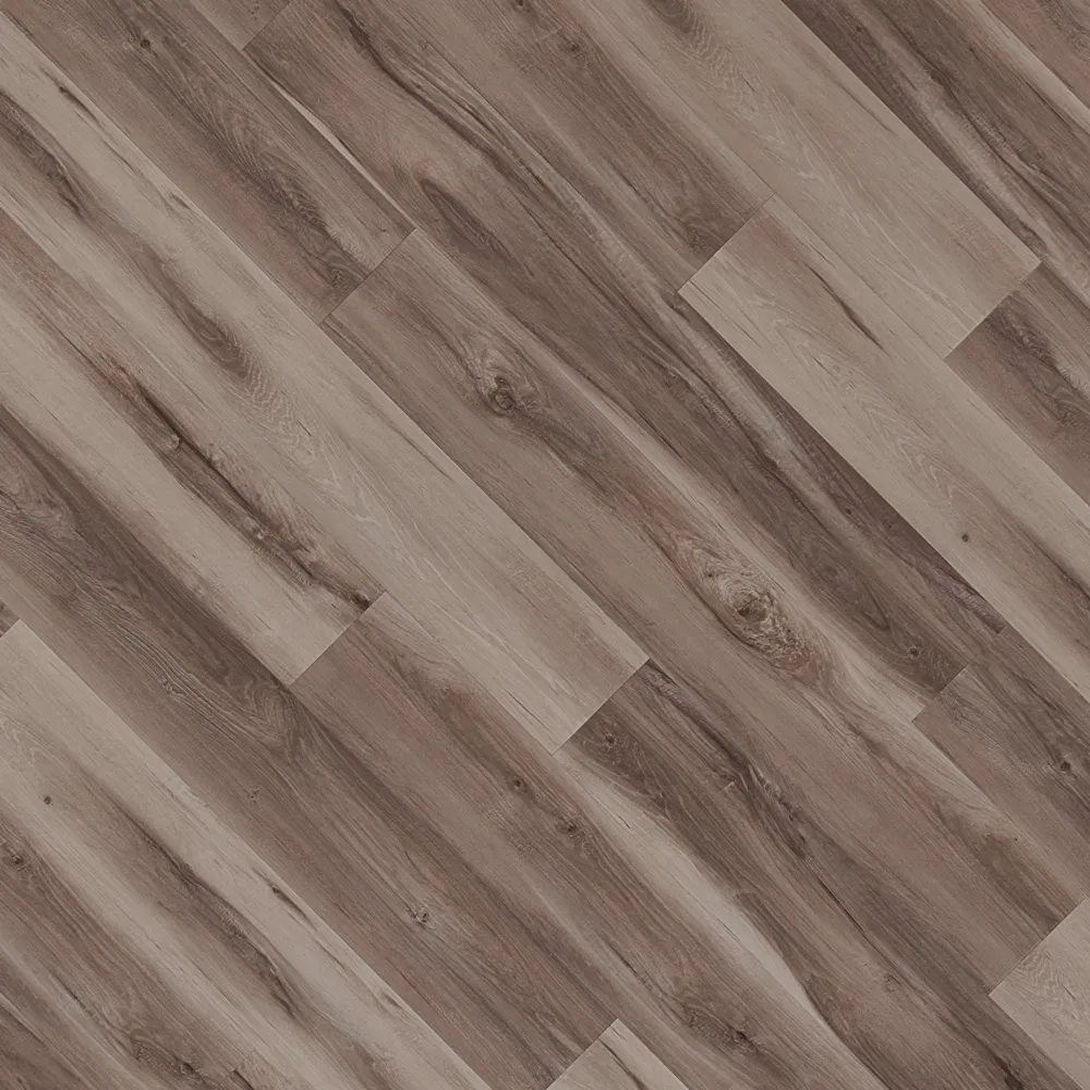 Closeup view of a floor with Kodiak vinyl flooring installed