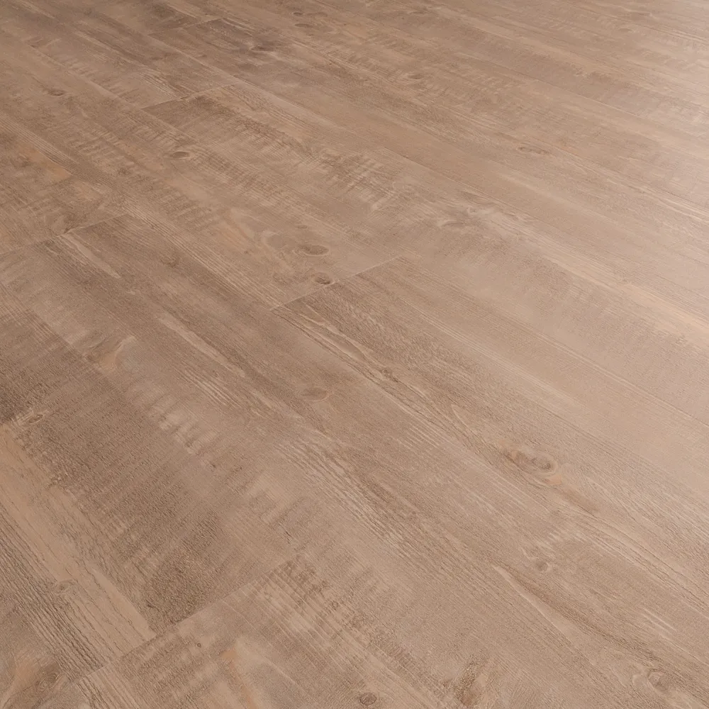 Closeup view of a floor with Sierra vinyl flooring installed