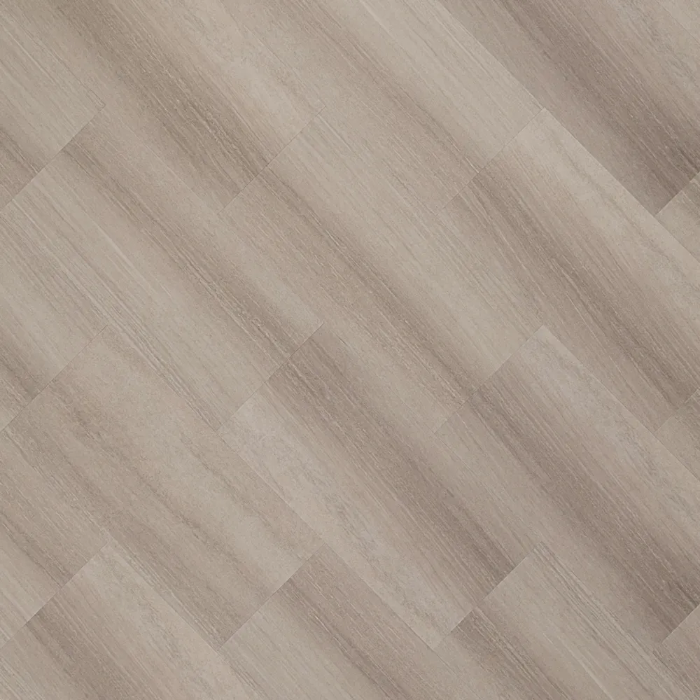 Closeup view of a floor with Solstice vinyl flooring installed