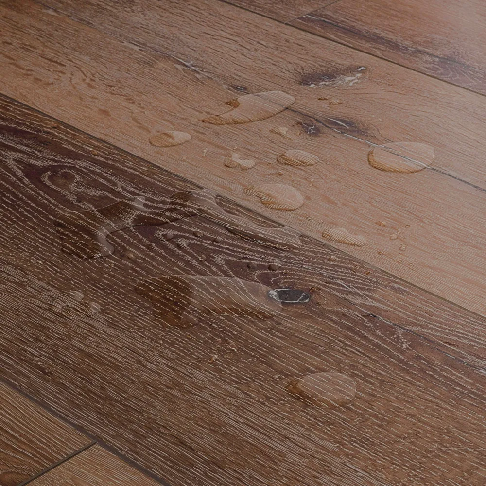 Closeup view of a floor with North Cascades vinyl flooring installed