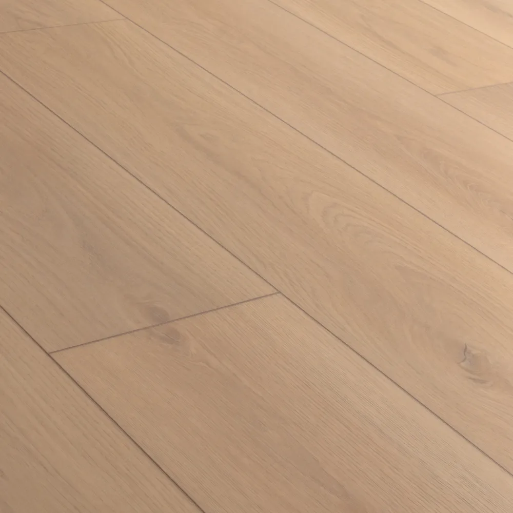 Closeup view of a floor with Mesa Verde vinyl flooring installed